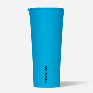 Corkcicle Tumbler Neon Lights Neon Blue 24oz