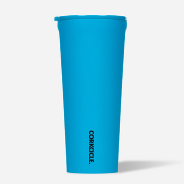 Corkcicle Tumbler Neon Lights Neon Blue 24oz