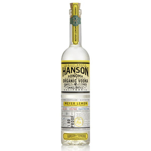 Hanson of Sonoma Organic Meyer Lemon Vodka