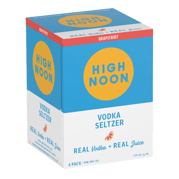 High Noon Tequila Seltzer Grapefruit 4pk  Can