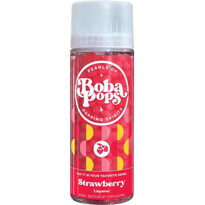 Boba Pops Strawberry Cocktail
