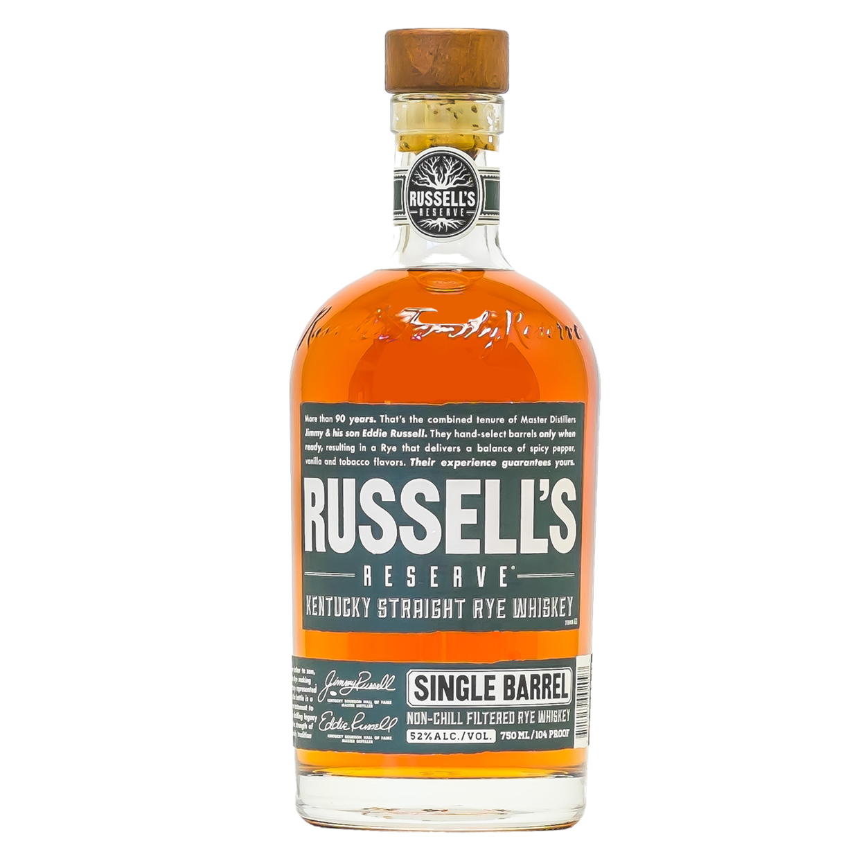 Russells Reserve Rye Single Barrel 104 prf