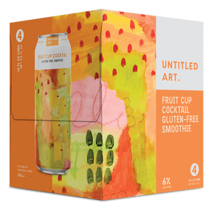 Untitled Art Fruit Cup Sour Sour  4pk Cn