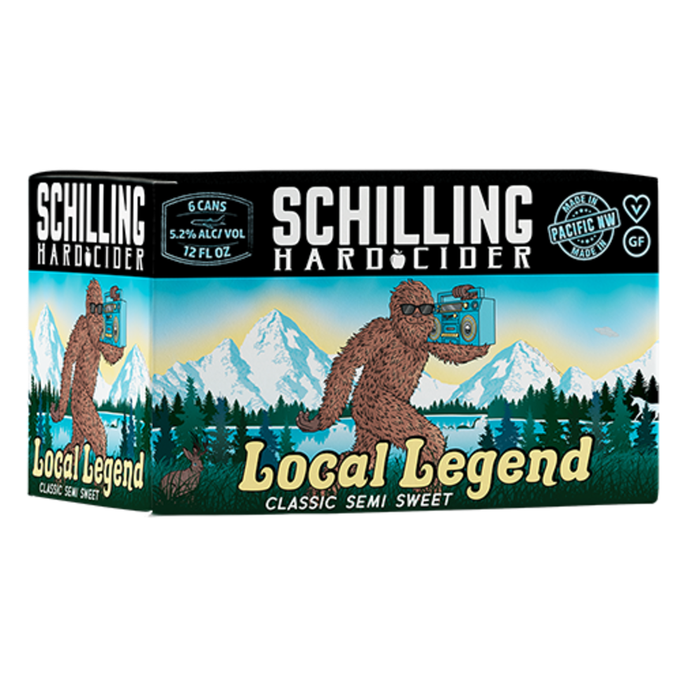 Schilling Local Legend Cider  6pk Cn