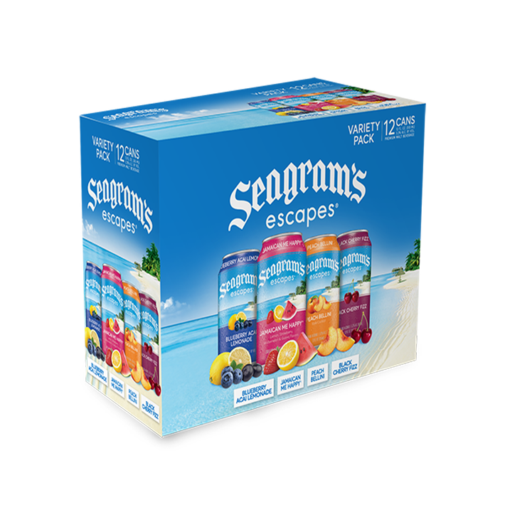 Seagrams Escapes Variety  12pk Cn