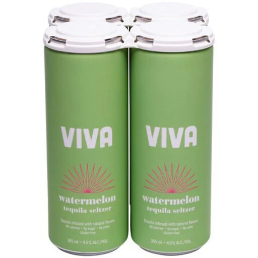 Viva Watermelon Tequila Seltzer  Can