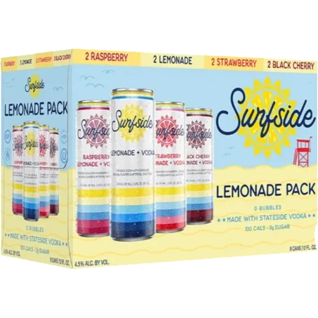 Surfside Lemonade Variety  8pk Cn