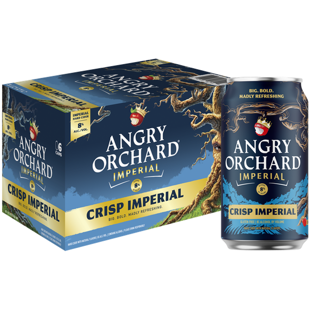 Angry Orchard Crisp Imperial Cider  6pk Cn