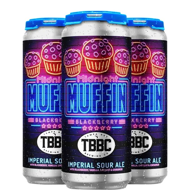 Tampa Bay Brewing Midnight Sugar Plum Muffin  4pk Cn