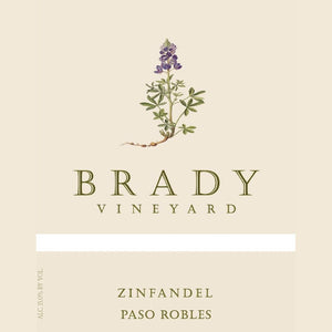 Brady Vineyard Paso Robles Zinfandel