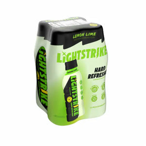 Lightstrike Hard Refresher Lemon Lime  4pk Btl