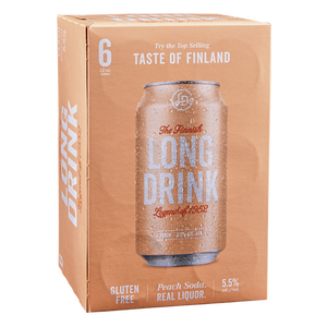 Long Drink Peach  6pk