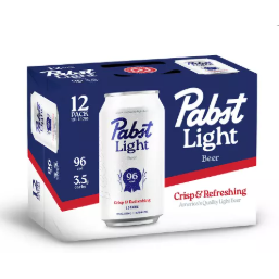 Pabst Blue Ribbon Light  12pk Cn