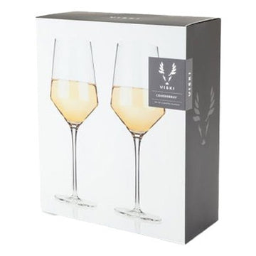 Viski Reserve Julien Crystal Chardonnay Glasses 2Pk