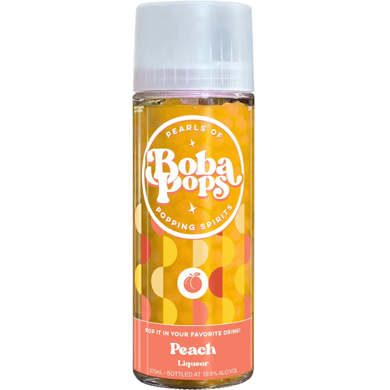 Boba Pops Peach Cocktail