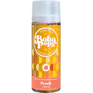 Boba Pops Peach Cocktail