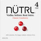Nutrl Cranberry Vodka Seltzer  4pk Cn