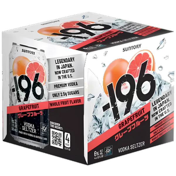 196 Strawberry Vodka Seltzer   Cn