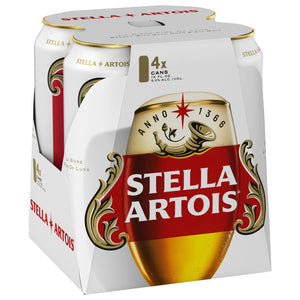 Stella Artois  4pk Cn