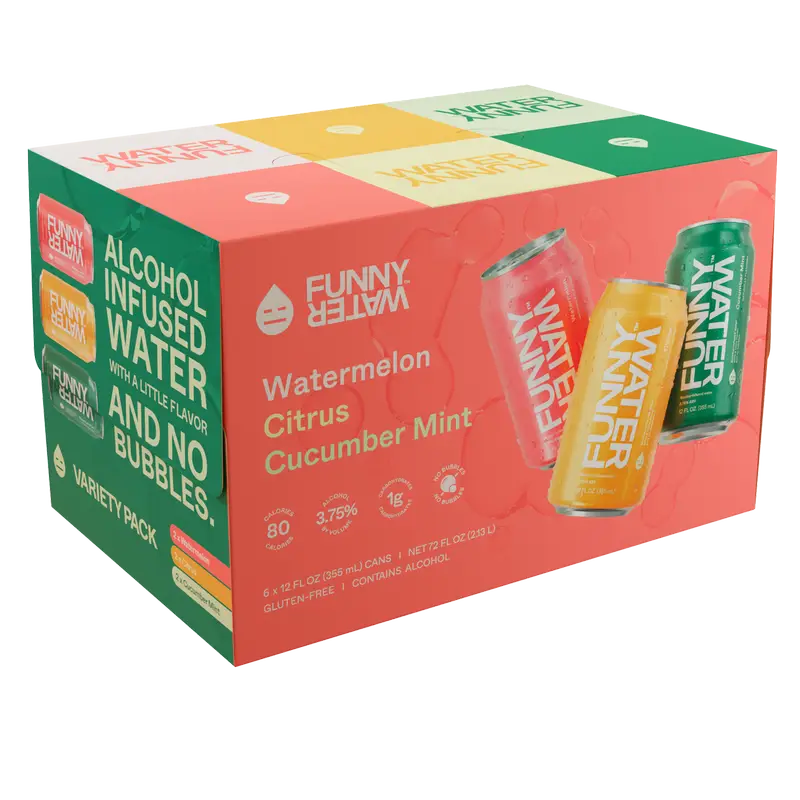 Funny Water Citrus Variety Pack  6pk Cn