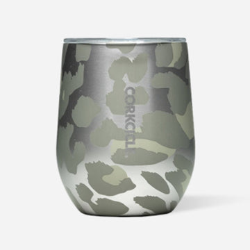 Corkcicle Stemless Snow Leopard 12oz