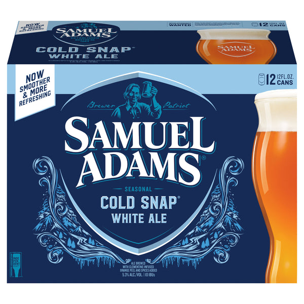 Sam Adams Cold Snap White Ale  12pk Cn