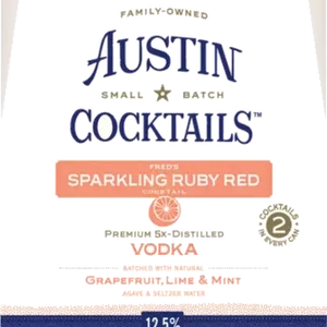 Austin Cocktails Sparkling Ruby Red  4pk Cn