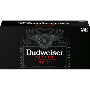 Budweiser Select Slim  18pk Cn