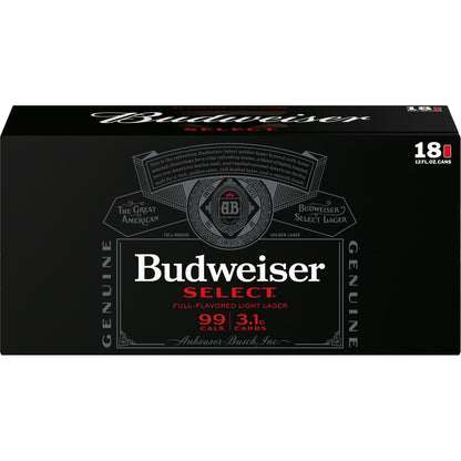 Budweiser Select Slim  18pk Cn