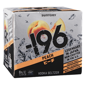 196 Peach Vodka Seltzer   Cn