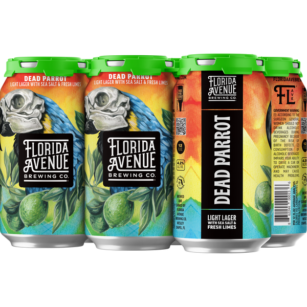 beer on peace lily Florida Avenue Dead Parrot