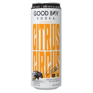 Good Boy Travis Pastrana Citrus Circus Vodka Seltzer  Cn