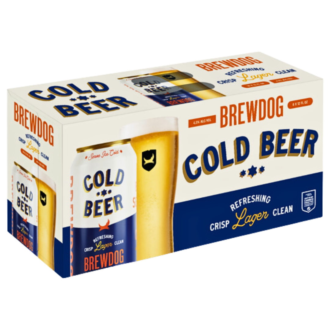 Brew Dog Cold Beer American Lager  18pk Cn