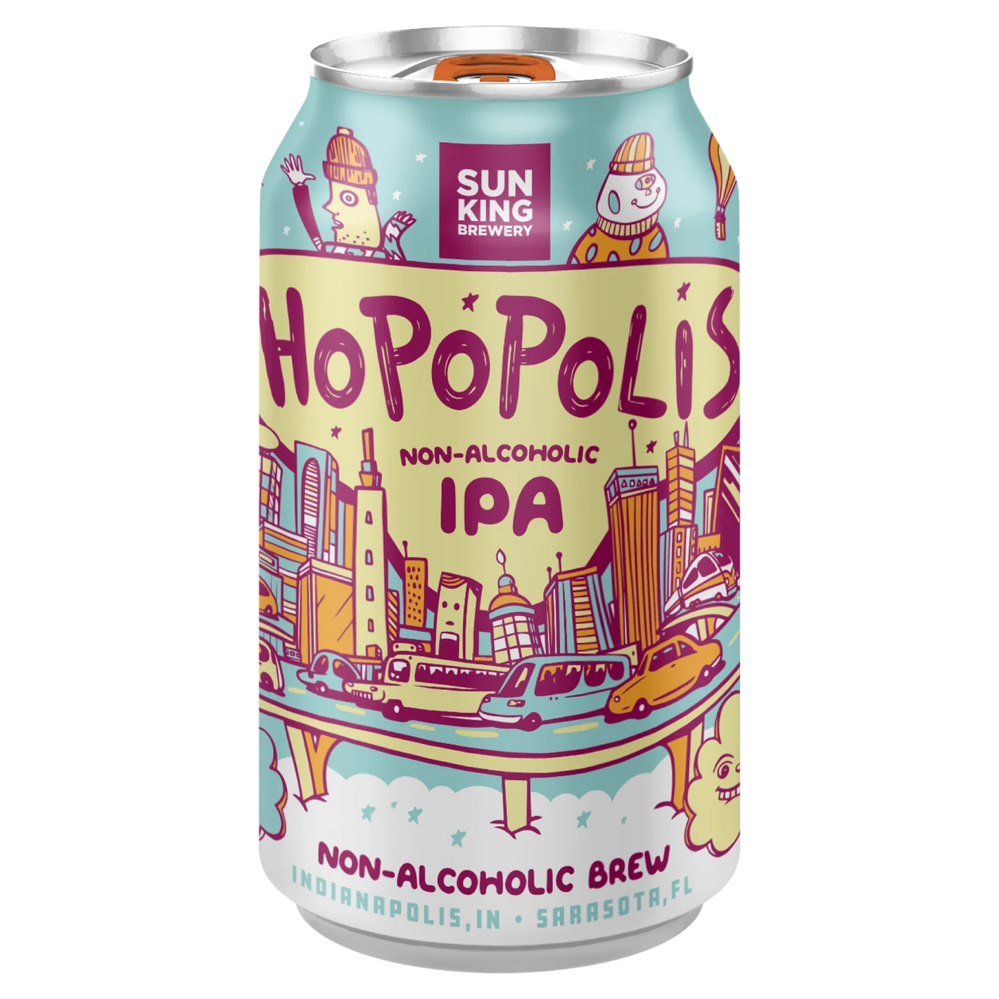 Sun King Hopopolis NA IPA  6pk Cn