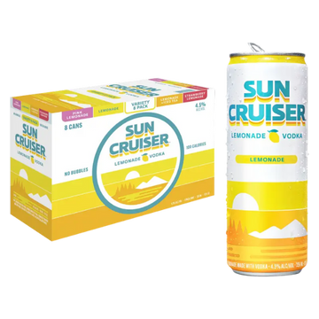 Sun Cruiser Lemonade Vodka Variety 8pk 12oz Cns