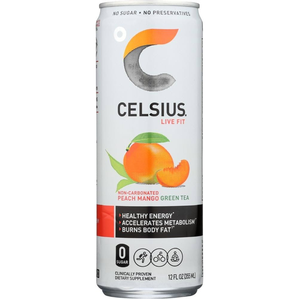 Celsius Peach Mango Green Tea
