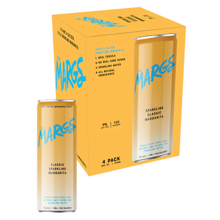 Sip Margs Sparkling Margaritas 4pk
