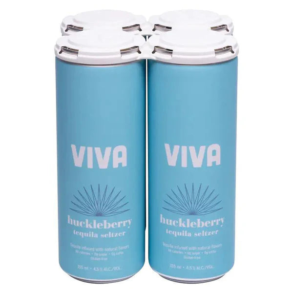 Viva Huckleberry Tequila Seltzer  Can