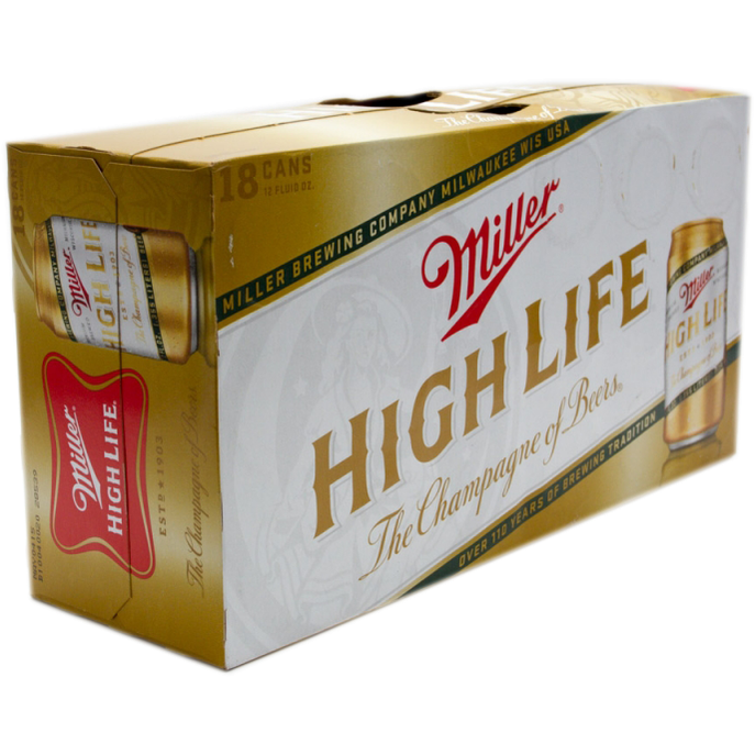 Miller High Life  18pk Cn