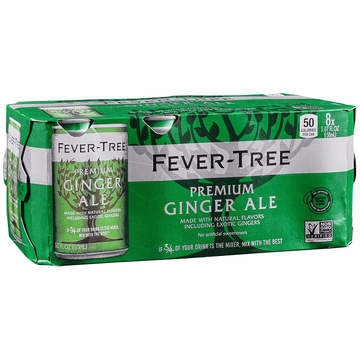 Fever Tree Ginger Ale 8pk Cns