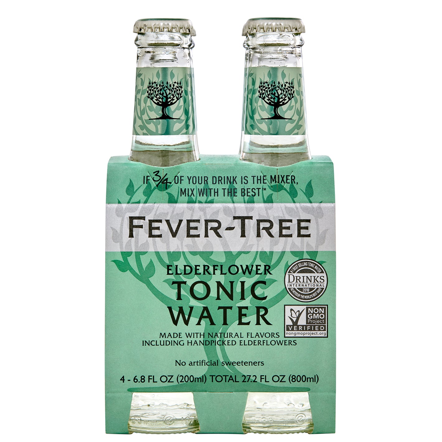 Fever Tree Elderflower Tonic 200ml 4pk