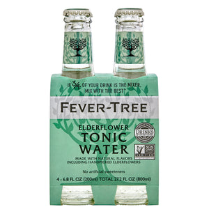 Fever Tree Elderflower Tonic 200ml 4pk