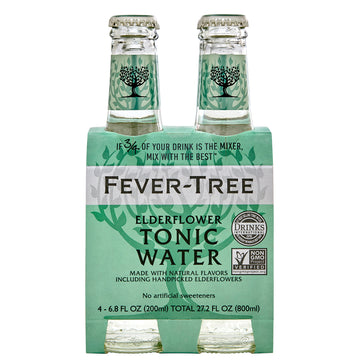 Fever Tree Elderflower Tonic 200ml 4pk