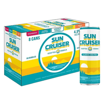 Sun Cruiser Half & Half Vodka 8pk 12oz Cns