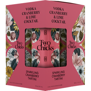 Two Chicks Cranberry & Lime Cocktail  4pk Cn