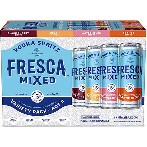 Fresca Mixed Vodka Spritz Act 2 Variety