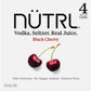 Nutrl Black Cherry Vodka Seltzer  4pk Cn