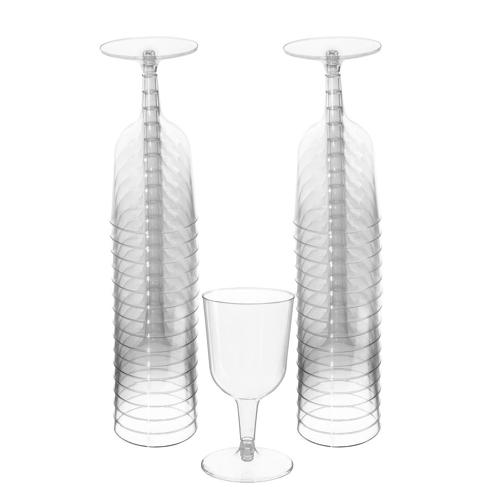 True Plastic Wine 5.5oz Glasses