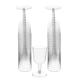 True Plastic Wine 5.5oz Glasses