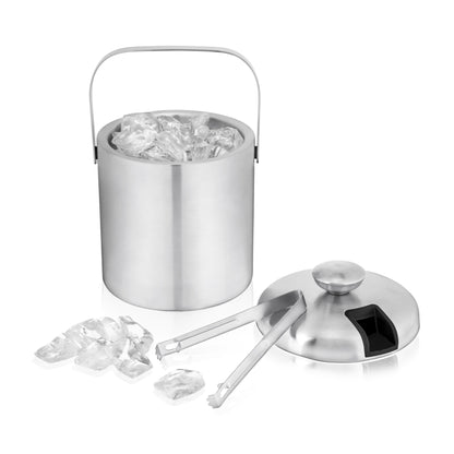 True Ice Bucket with Tongs